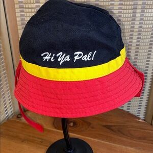 Walt Disney World Mickey March Reversible Bucket Infant  Hat With Chin Strap